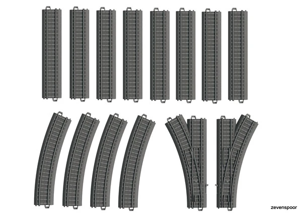 23400 Marklin Kunststoffgleis-Ergänzungspac 3 23400 Marklin Kunststoffgleis-Ergänzungspac