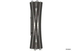 24720 Marklin Schlanke C-Gleis DKW 12°