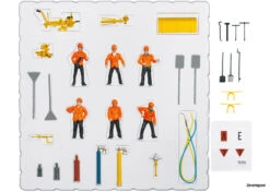 56408 Marklin Figurenset Gleisbaurotte M.Zu