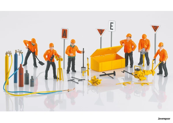 56408 Marklin Figurenset Gleisbaurotte M.Zu 4 56408 Marklin Figurenset Gleisbaurotte M.Zu - Afbeelding 2