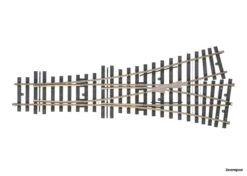 59091 Marklin Dreiwegweiche Komplett R1394(