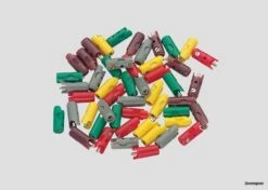 71415 Marklin Stecker Rot(Inh.10 St.)