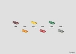 71424 Marklin Muffe Orange (Inh.10 Stück)