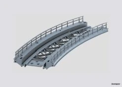 7267 Marklin Rampenstück Geb. R 360 Mm