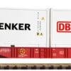 37753 Piko G-Containertragwagen Mit 2 Containern DB AG VI 1 37753 Piko G-Containertragwagen Mit 2 Containern DB AG VI -Speelgoedtrein Winkel PI37753