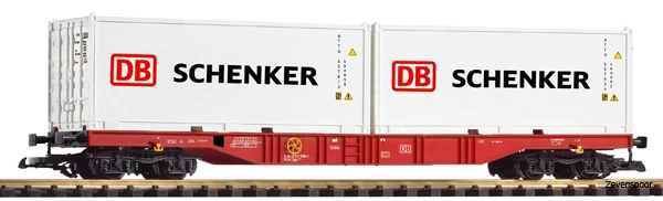 37753 Piko G-Containertragwagen Mit 2 Containern DB AG VI 3 37753 Piko G-Containertragwagen Mit 2 Containern DB AG VI