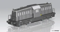 52465 Piko ~Diesellok BR 65-DE-19-A USATC II + PluX22 Dec.