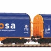 58396 Piko 2er Set Schiebeplanwg. Shimms SBB-Wasco VI 1 58396 Piko 2er Set Schiebeplanwg. Shimms SBB-Wasco VI -Speelgoedtrein Winkel PI58396